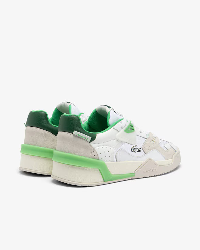 Tênis Lacoste de Couro com Cano Contrastante LT 125