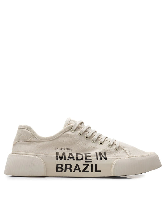 Tênis Creeper Lona Made In Brazil - Off White