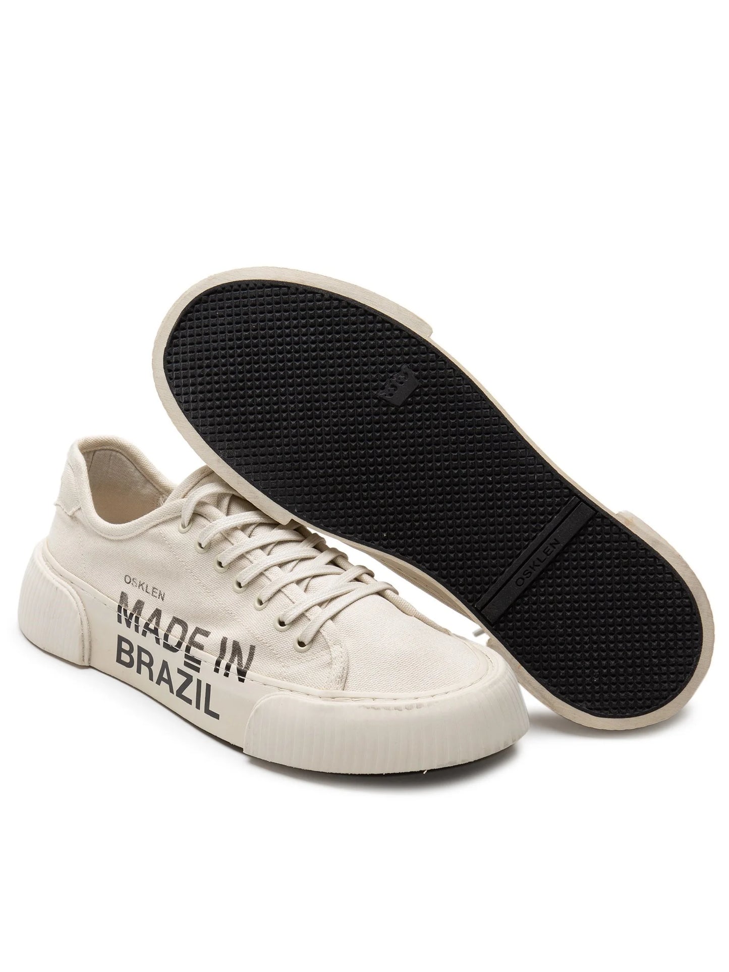 Tênis Creeper Lona Made In Brazil - Off White