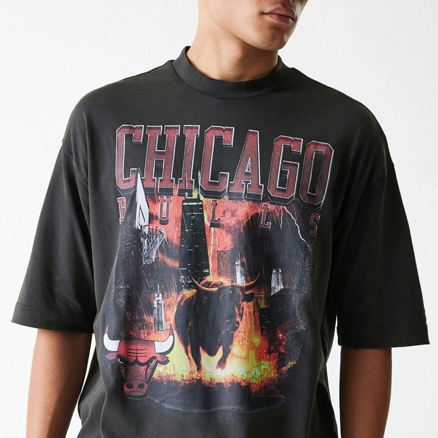 Camiseta Oversized Chicago Bulls NBA