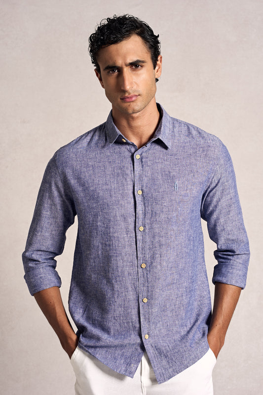 Camisa Linho Manga Longa