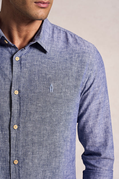 Camisa Linho Manga Longa