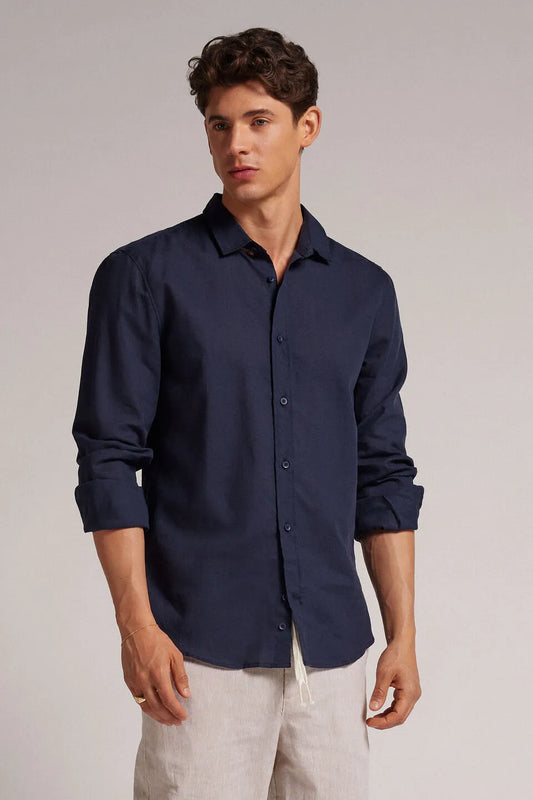 Camisa Linho Manga Longa